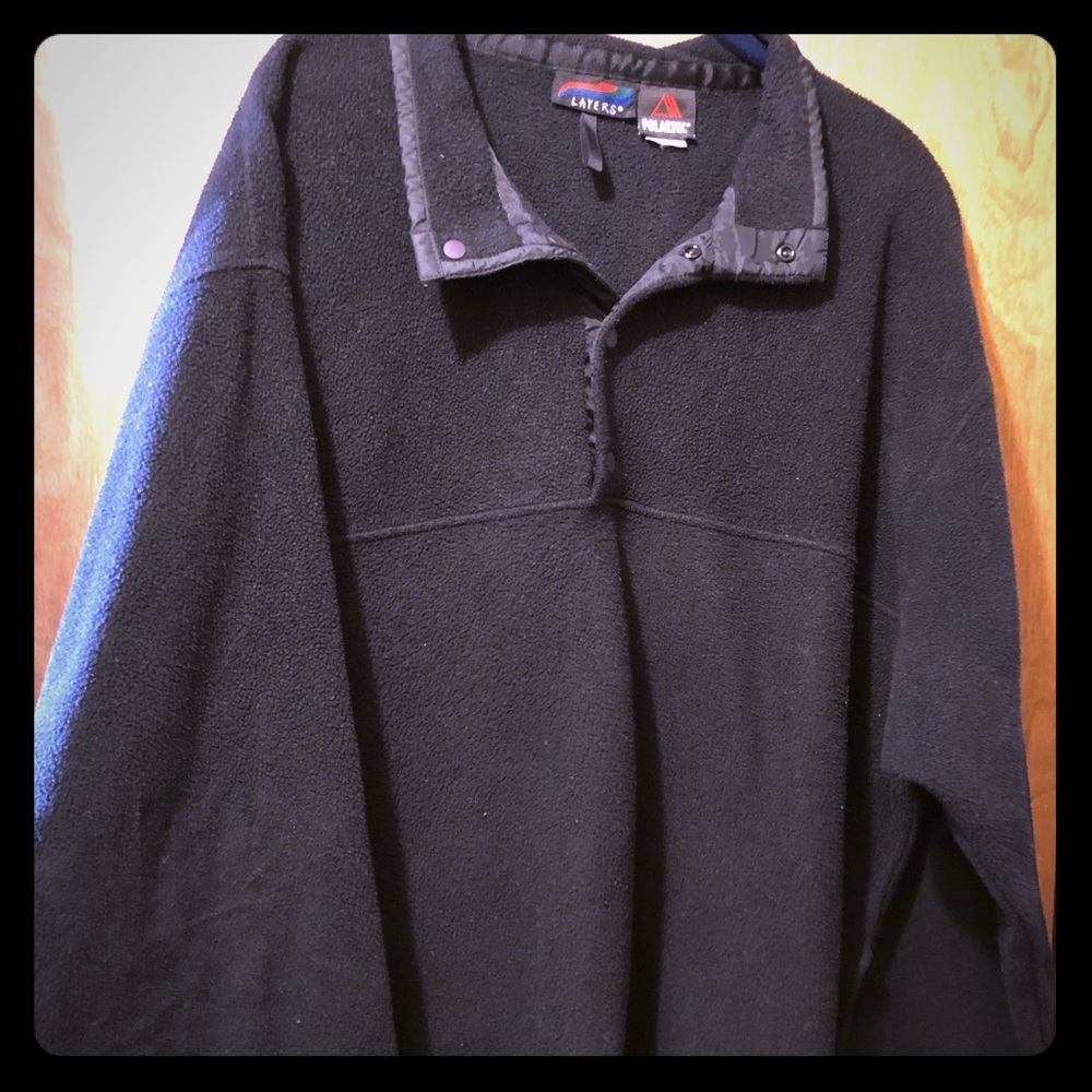 MENS “LAYERS” POLARTEC FLEECE JACKET LARGE